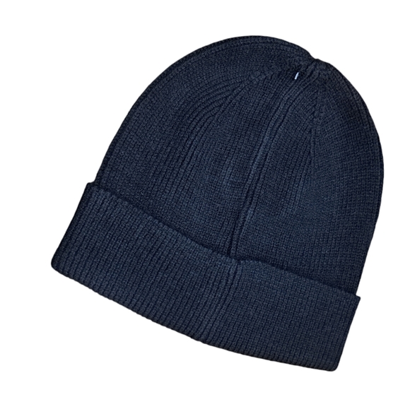 NWT Unisex Beanie Black/Gold One Size Poly Blend Soft Warm Stocking Stuffer - Picture 9 of 10